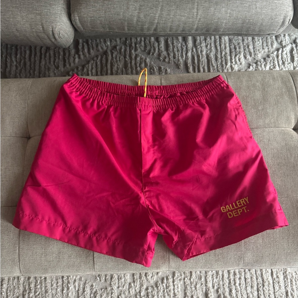 Gallery Dept Bright Red Drawstring Shorts